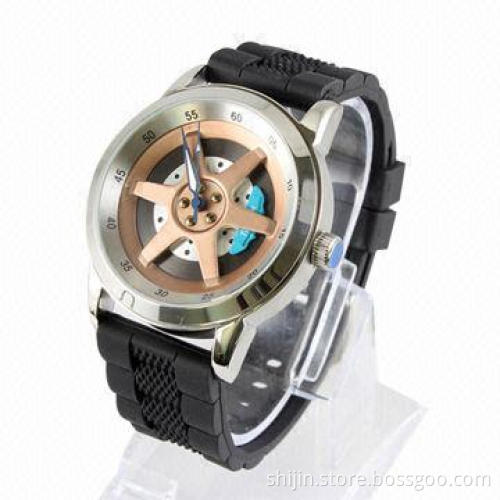 Fashionable Silicone Quartz Watch for Men